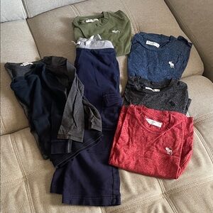 Boys bundle size 6,7/8 Abercrombie kids Hanna Andersson Tea H&M
